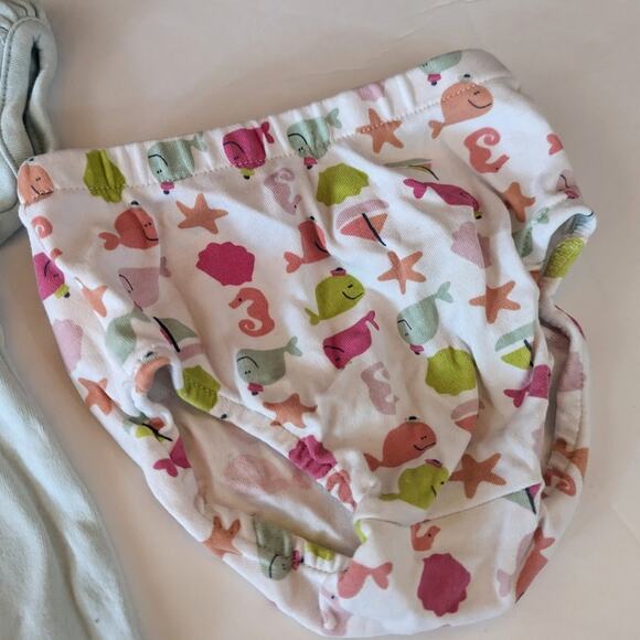 Magnificent Baby Dress Girls Sz 9m Mint Ocean Animals Magnetic - Picture 4 of 5